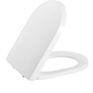 Pressalit Tivoli soft D vorm closetzitting softclose wit 744000-D029