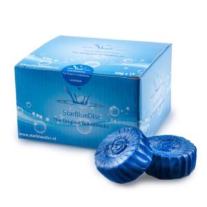 StarBlueDisc toiletblokjes halfjaar verpakking a 12 stuks blauw 122122150