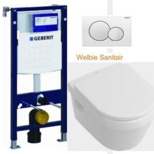 Actieset Geberit Duofix UP320, Villeroy&Boch Architectura wandcloset directflush