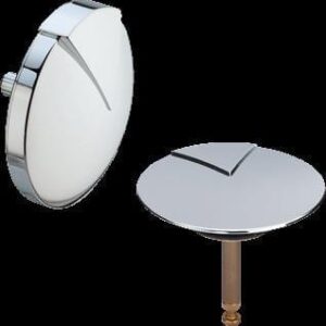 Viega draaiknop + afvoerplug voor Multiplex badsifon chroom 103378 -C6H-