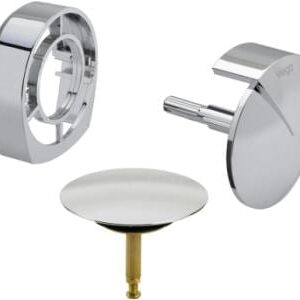 Viega afdekset voor Multiplex badsifon met watertoevoer chroom 306847