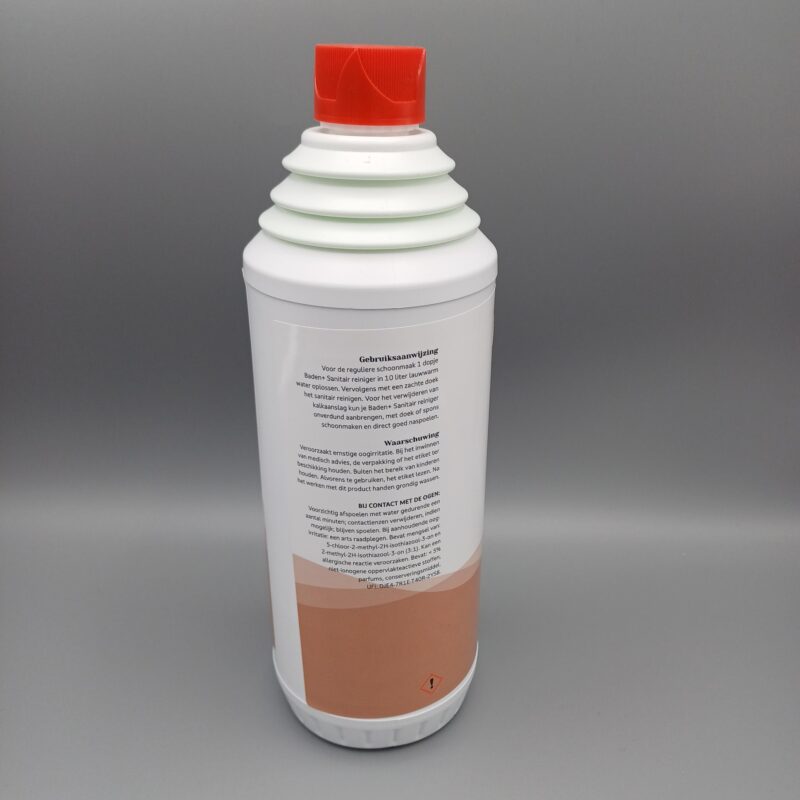Baden+ Sanitair totaalreiniger 1000ml - Afbeelding 2