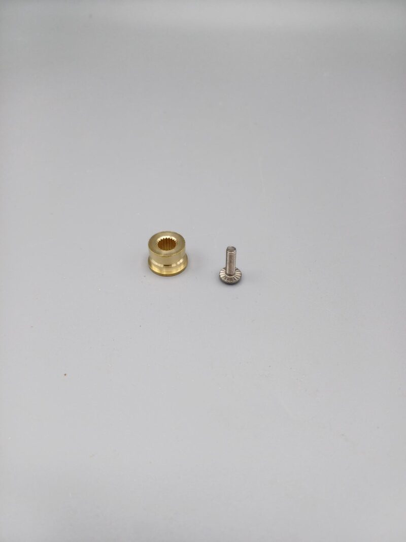 Hotbath SPOM69 HB messing knop adapters met schroef C2