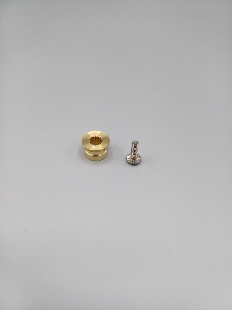 Hotbath SPOM69 HB messing knop adapters met schroef C2 - Afbeelding 2