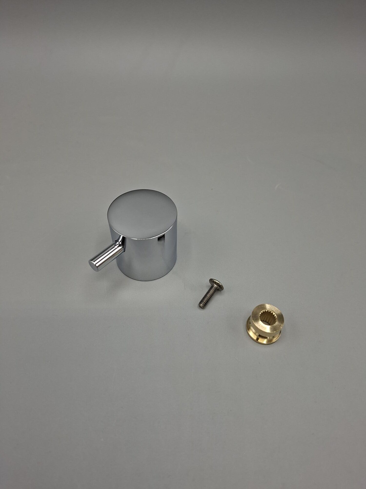 Hotbath SPOM154 CR Laddy omstel / stopkraan knop los incl. stick, chroom