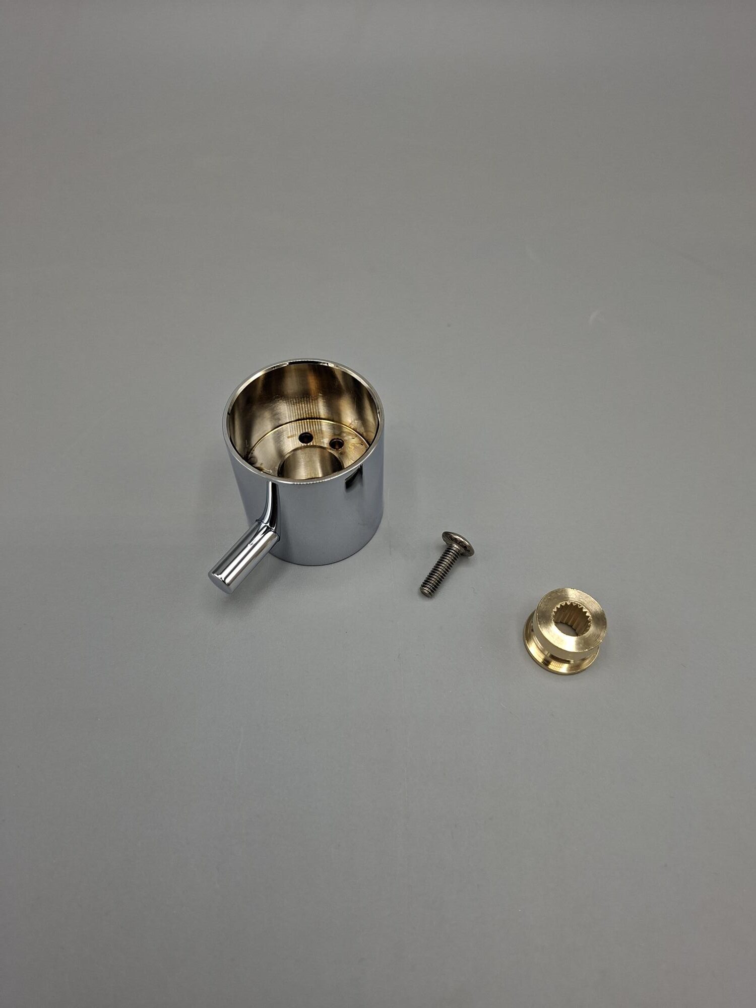 Hotbath SPOM154 CR Laddy omstel / stopkraan knop los incl. stick, chroom - Afbeelding 2