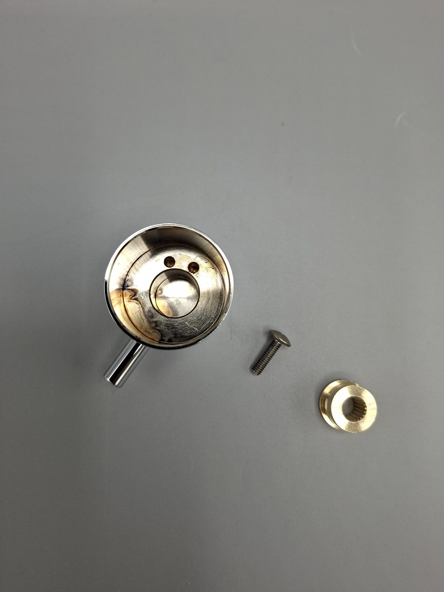 Hotbath SPOM154 CR Laddy omstel / stopkraan knop los incl. stick, chroom - Afbeelding 3