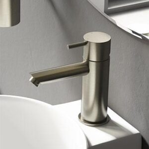 Hotbath Cobber 1-hendel wastafelkraan met rechte uitloop CB003SCR