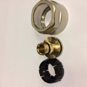 TECEflex knelkoppeling voor alupexbuis 17x2.75 euroconus 713316