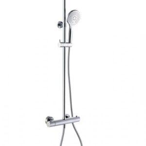 Baden+ showerpipe douchesysteem thermostaatkraan met hoofd- en handdouche