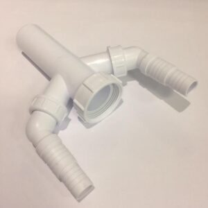 McAlpine 40mm x 6/4 kruisstuk voor 2 vaat/-wasmachine aansluiting