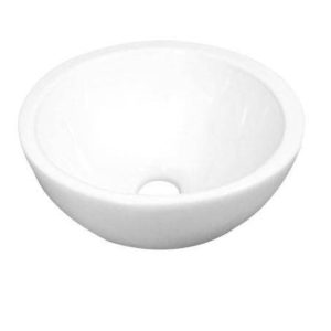 Welsan keramische opbouw fonteinkom 25cm wit