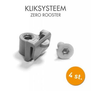 Easydrain steuntjes zero rooster kliksysteem. (4 ST.) Art: EDZR-STEUN-N -C7H-