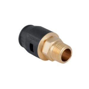 Geberit Pushfit overgang fitting 16x2mm x 1/2" buitendraad 650.551.00.1