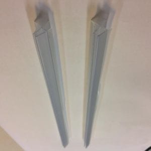 Sealskin Lekstrippen set voor 6mm glas, 2x 390mm lang