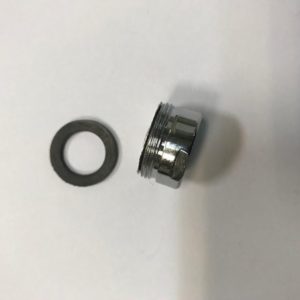 Welsan perlator / straalregelaar M20 buitendraad chroom