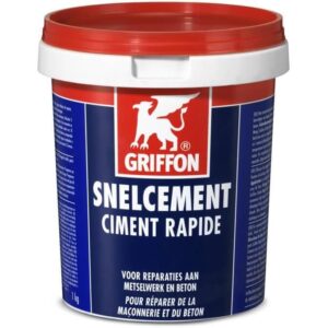 Griffon snelcement / cebar poeder 1kg grijs 6150080 o.a. voor reparatie aan gres buizen