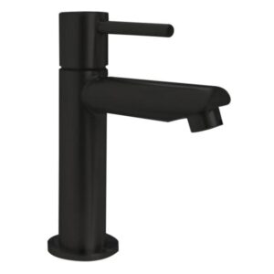Welsan fonteinkraan 1/2" zwart universeel