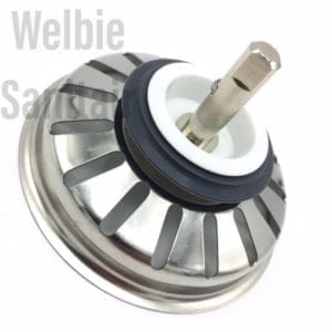Viega Gootsteenafvoeren afvoerplugkorf-/zeef, RVS, geschikt voor diameter 42mm 119997