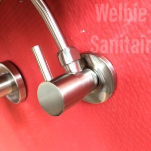 Welsan fonteinkraan aansluitset rvs - look / geborsteld