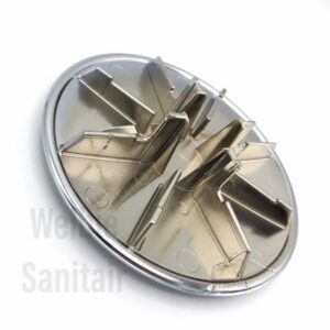 Plieger Sanit douchebak afvoer cover afdekplaat 112mm / 115mm chroom art. 02566810000 -C4H-