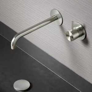 Hotbath Archie inbouw wastafelkraan RVS AR005EXTIX + HBCB005