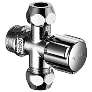 Schell Comfort hoekstopkraan 1/2 inch met 2 aansluitingen 3/8 inch Chroom 049910699
