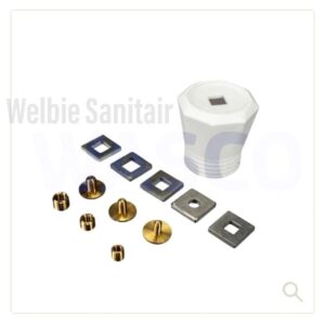 Universele radiatorknop wit