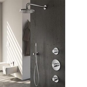 Hotbath IBS1 CR chroom Inbouwset thermostatisch met hoofddouche en handdouche