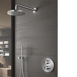 Hotbath IBS1A CR Inbouwset douche, thermostatisch met hoofddouche, chroom