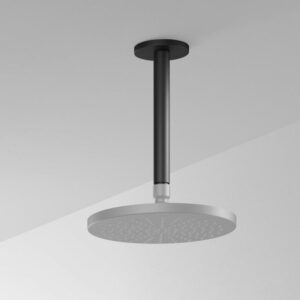 Hotbath Cobber CB452 BL plafondbuis rond 15cm mat-zwart