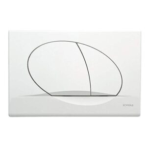 Schwab bedieningspaneel Ovate Duo wit 257420