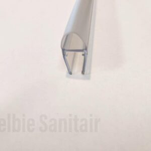 Welsan Universele douchedeur afdichting vertikaal 6mm + 8mm 200cm lang met Bol afdichting