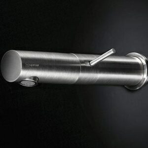 Supergrif D38 wastafelkraan wandmodel Geborsteld nikkel zonder inbouwdeel Revisie model geen garantie