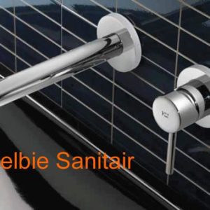 Hotbath Buddy wastafelkraan wandmodel chroom B005CR