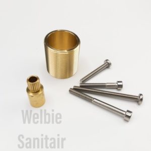 Hotbath SPOM1642 - HB Verlengset Stopkraan omstel 15MM 70 Cobber