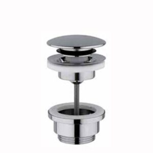 Hotbath Cobber Clickplug wastafelafvoergarnituur P710GN geborsteld nikkel