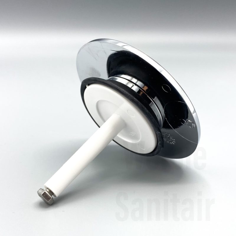 Sealskin badstop plug zilver hoogglans / chroom badwaste - Afbeelding 2
