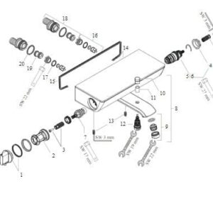 Hansgrohe Pakkingring 98371000 29x3mm o-ring -B4E-