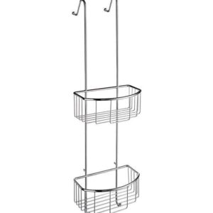 Smedbo doucherek Sideline twee douchekorven voor glasbevestiging chroom dk1041