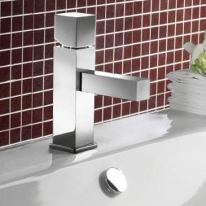Hotbath Bloke wastafelmengkraan zonder waste chroom Q003CR