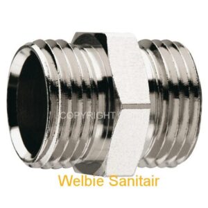 Multi-Fit draadnippel 1/2" buitendraad x 1/2" buitendraad -A2D-
