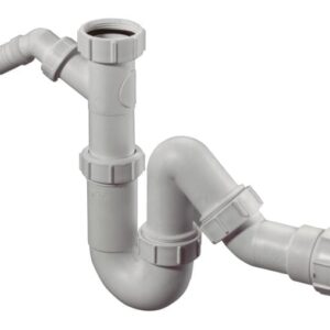 McAlpine universeel sifon 11/2" met wasmachine / vaatwasser aansluiting 0053570