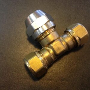 Uponor t-stuk 12 -16 -12mm knel