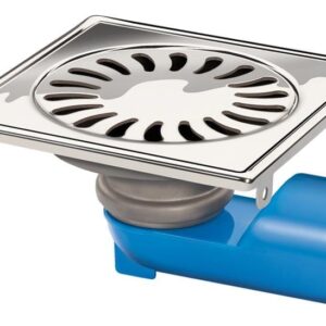 Van den Berg RVS doucheput 15 x 15cm zonder waterslot 12915