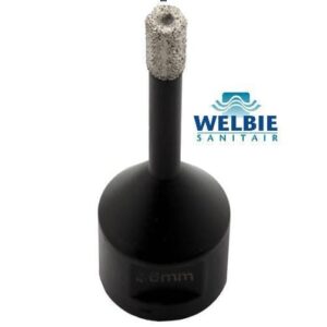Interdynamics wax droogboor 6mm voor haakse slijper M14
