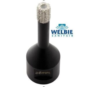 Interdynamics wax droogboor 8mm voor haakse slijper M14