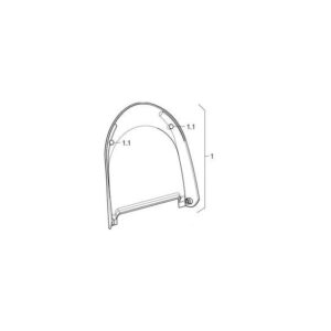 Geberit AquaClean 4000 deksel tbv wc-bril 242.172.11.1