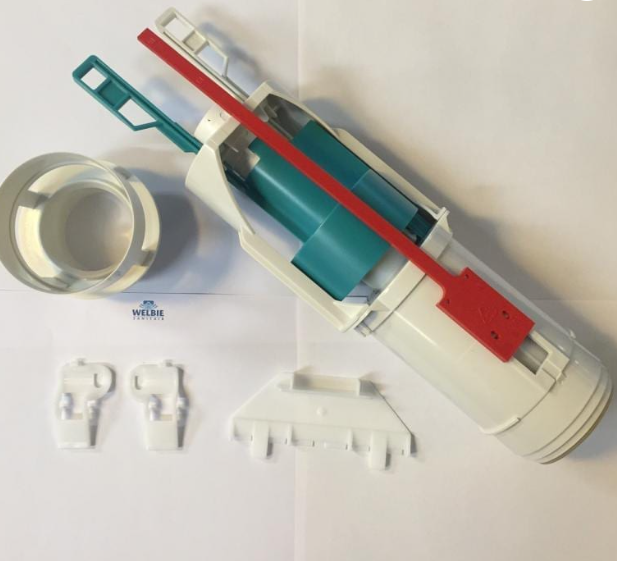 Friatec uitstroommechanisme, spoelklok 321200 voor reservoir 321000 - Afbeelding 3