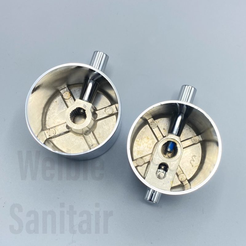 Best-Design paar bedieningsknop thermostatisch/omstel tbv."New-Milano "no:3860810 - Afbeelding 2